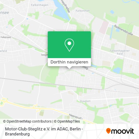 Motor-Club-Steglitz e.V. im ADAC Karte