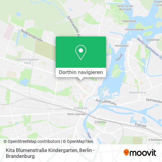 Kita Blumenstraße Kindergarten Karte