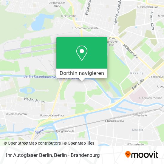 Ihr Autoglaser Berlin Karte