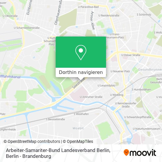 Arbeiter-Samariter-Bund Landesverband Berlin Karte