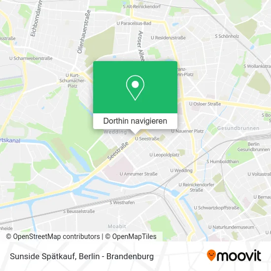 Sunside Spätkauf Karte