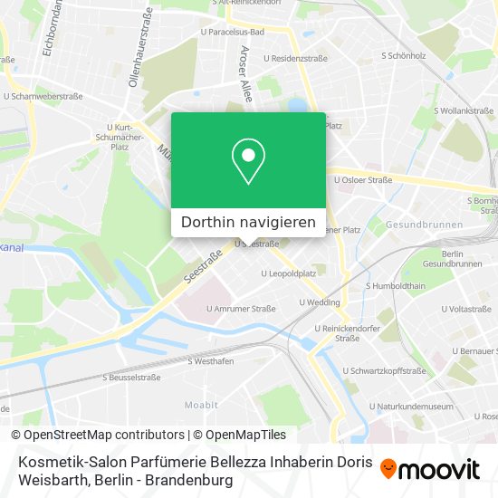 Kosmetik-Salon Parfümerie Bellezza Inhaberin Doris Weisbarth Karte