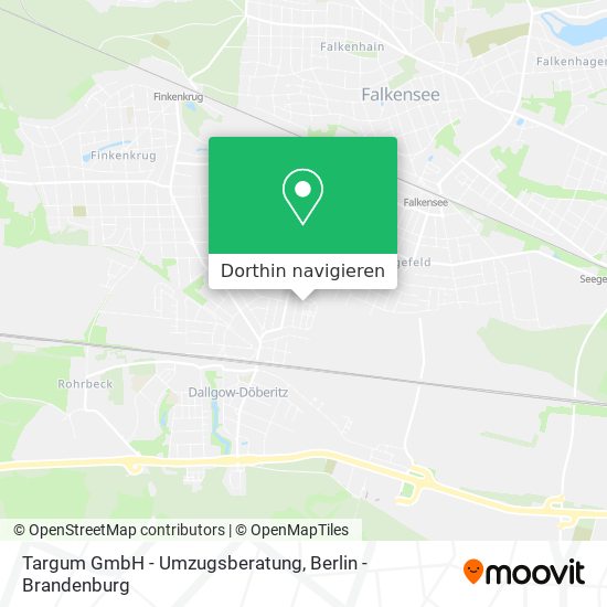Targum GmbH - Umzugsberatung Karte