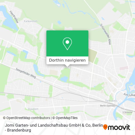 Jomi Garten- und Landschaftsbau GmbH & Co Karte