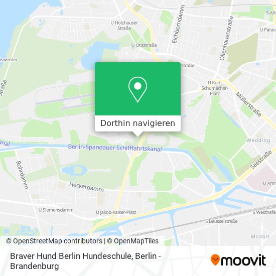Braver Hund Berlin Hundeschule Karte