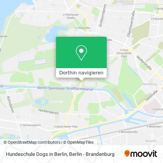 Hundeschule Dogs in Berlin Karte