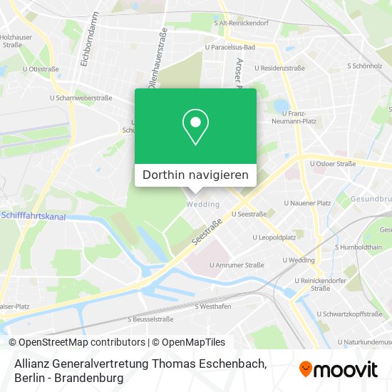 Allianz Generalvertretung Thomas Eschenbach Karte