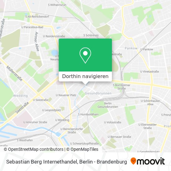 Sebastian Berg Internethandel Karte