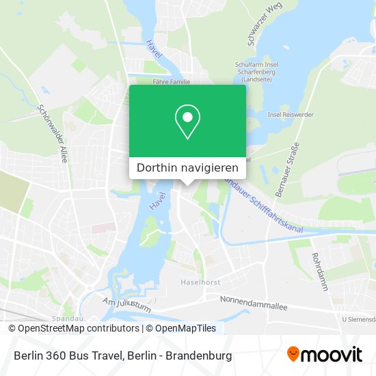 Berlin 360 Bus Travel Karte
