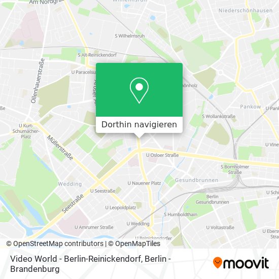 Video World - Berlin-Reinickendorf Karte