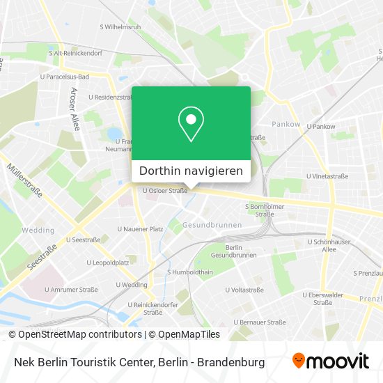 Nek Berlin Touristik Center Karte