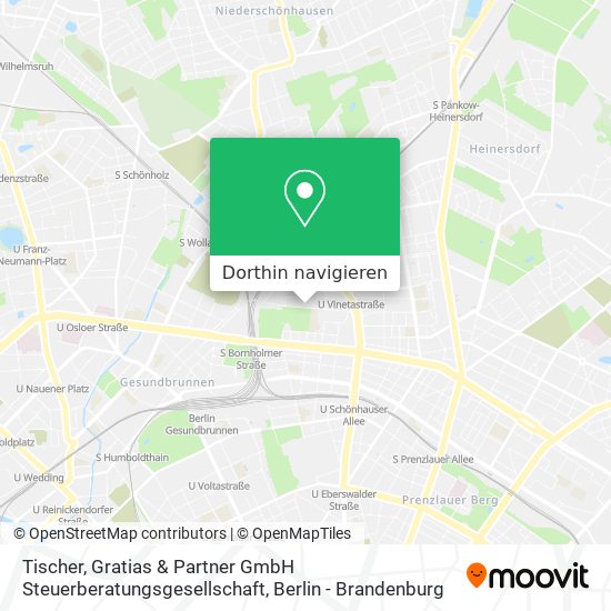 Tischer, Gratias & Partner GmbH Steuerberatungsgesellschaft Karte