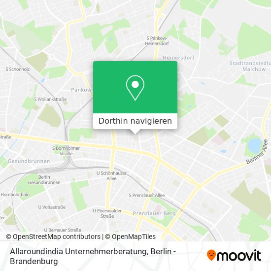 Allaroundindia Unternehmerberatung Karte