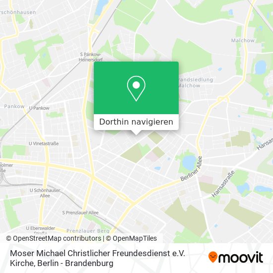 Moser Michael Christlicher Freundesdienst e.V. Kirche Karte