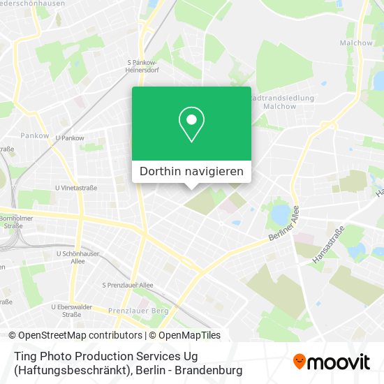 Ting Photo Production Services Ug (Haftungsbeschränkt) Karte