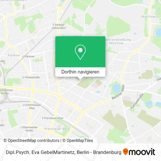 Dipl.Psych. Eva GebelMartinetz Karte