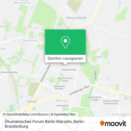 Ökumenisches Forum Berlin Marzahn Karte
