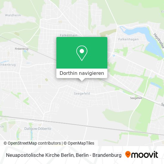 Neuapostolische Kirche Berlin Karte