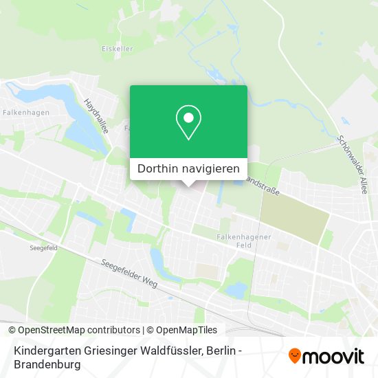 Kindergarten Griesinger Waldfüssler Karte