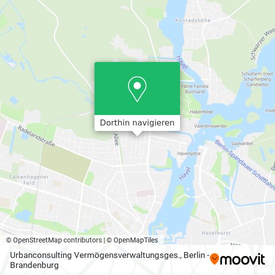 Urbanconsulting Vermögensverwaltungsges. Karte