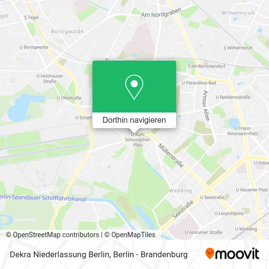 Dekra Niederlassung Berlin Karte