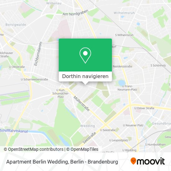 Apartment Berlin Wedding Karte