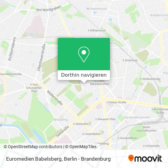 Euromedien Babelsberg Karte