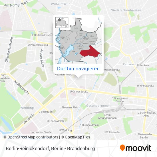 Berlin-Reinickendorf Karte