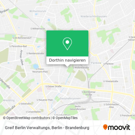 Greif Berlin Verwaltungs Karte