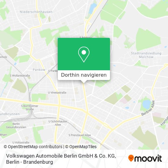 Volkswagen Automobile Berlin GmbH & Co. KG Karte