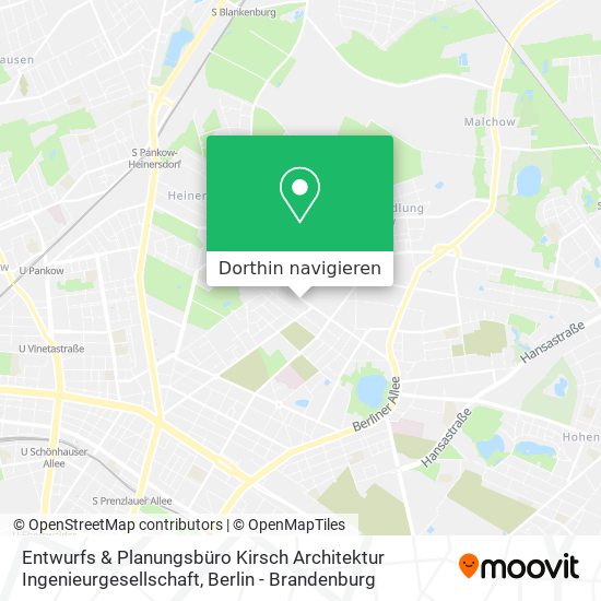 Entwurfs & Planungsbüro Kirsch Architektur Ingenieurgesellschaft Karte