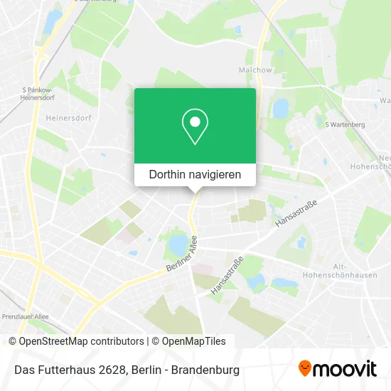 Das Futterhaus 2628 Karte