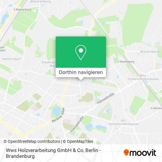 Wws Holzverarbeitung GmbH & Co Karte