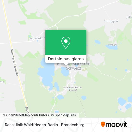 Rehaklinik Waldfrieden Karte