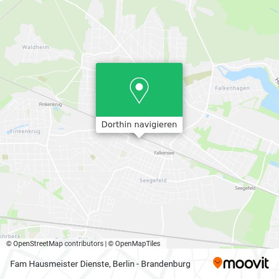 Fam Hausmeister Dienste Karte