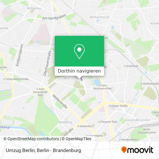 Umzug Berlin Karte