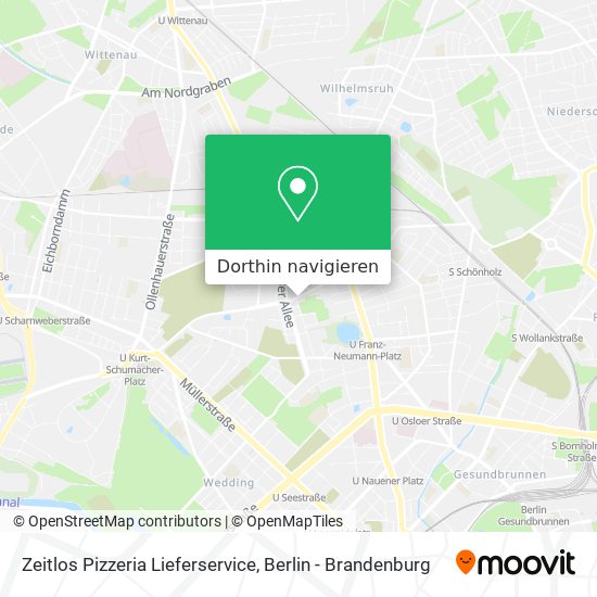 Zeitlos Pizzeria Lieferservice Karte