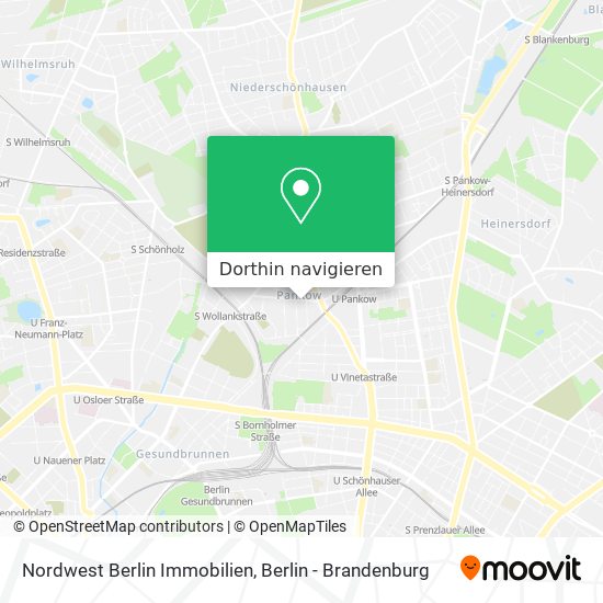 Nordwest Berlin Immobilien Karte