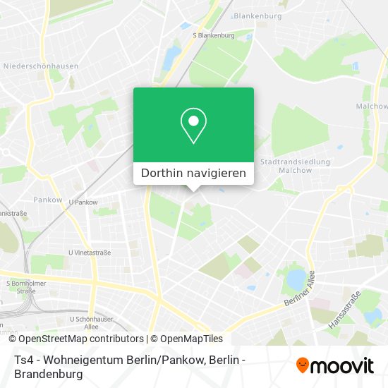 Ts4 - Wohneigentum Berlin / Pankow Karte