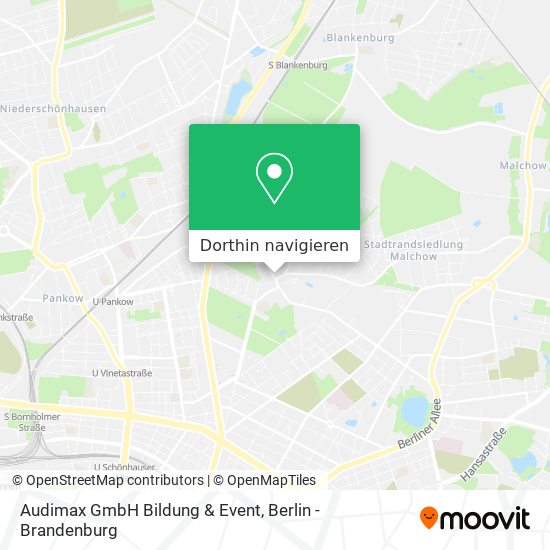 Audimax GmbH Bildung & Event Karte