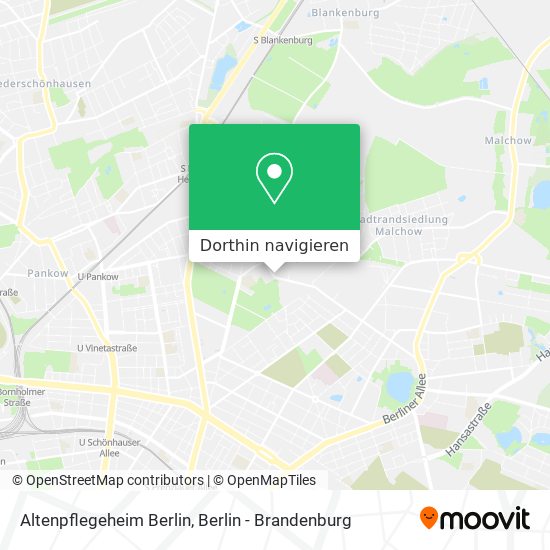 Altenpflegeheim Berlin Karte