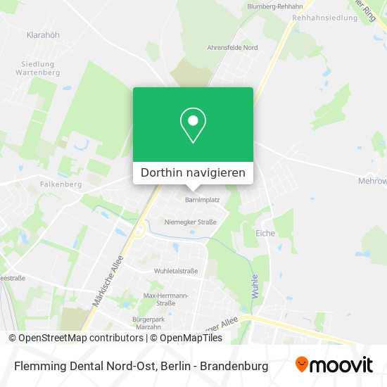 Flemming Dental Nord-Ost Karte