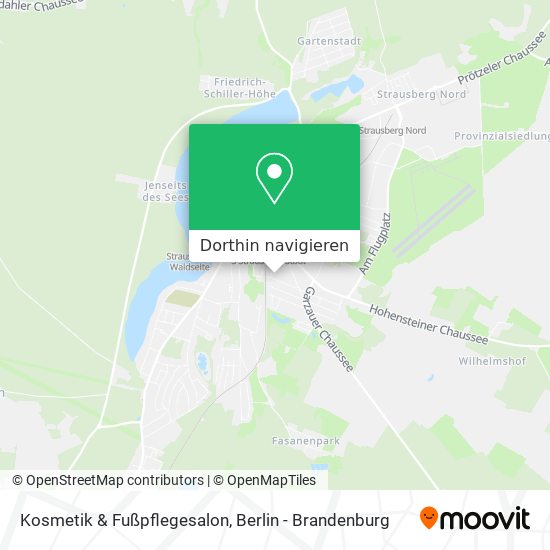 Kosmetik & Fußpflegesalon Karte