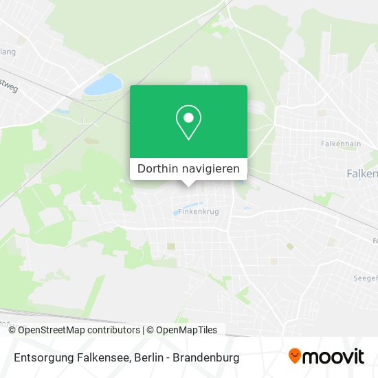 Entsorgung Falkensee Karte