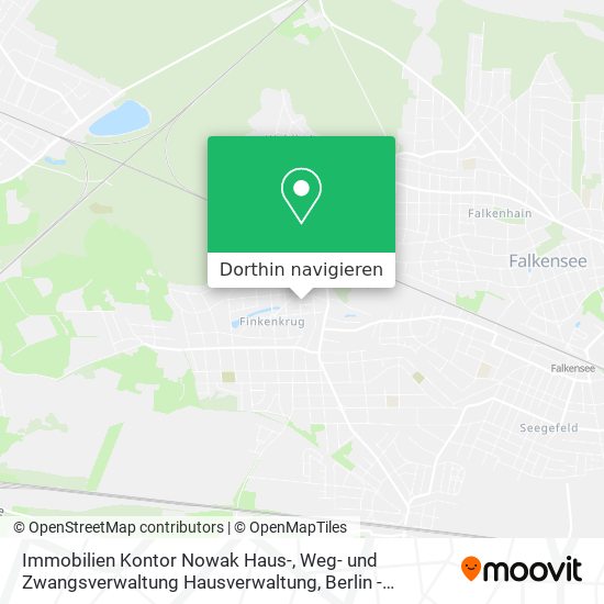 Immobilien Kontor Nowak Haus-, Weg- und Zwangsverwaltung Hausverwaltung Karte