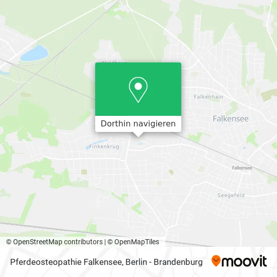 Pferdeosteopathie Falkensee Karte