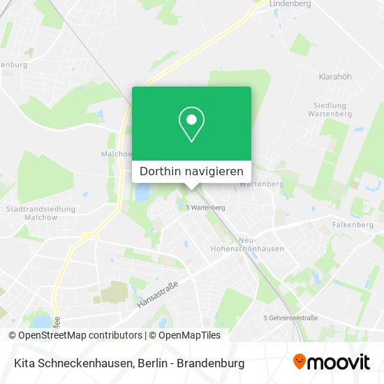 Kita Schneckenhausen Karte