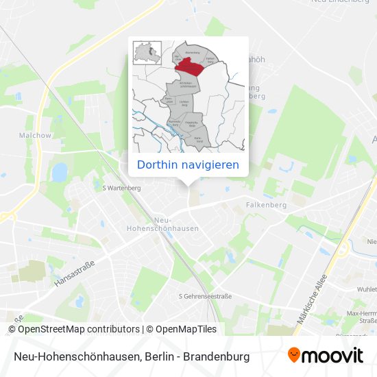 Neu-Hohenschönhausen Karte