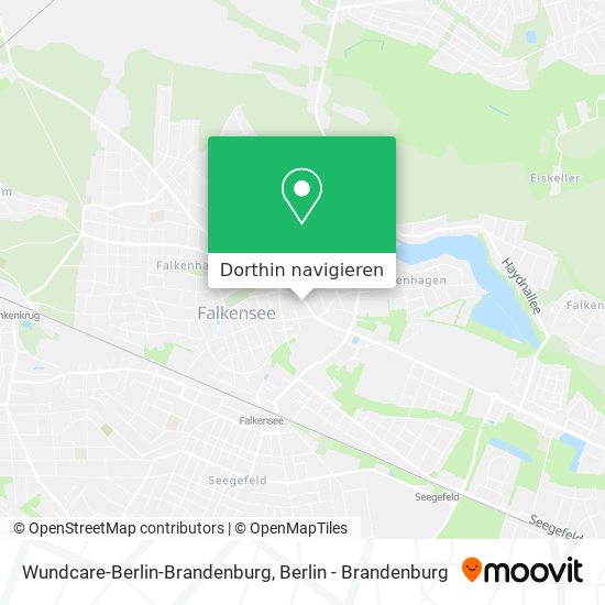 Wundcare-Berlin-Brandenburg Karte