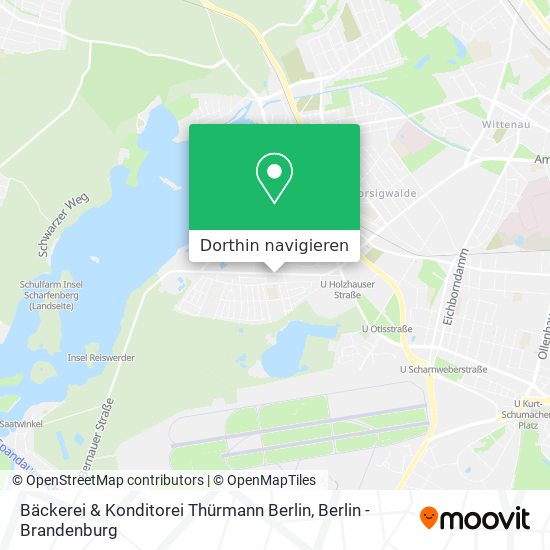 Bäckerei & Konditorei Thürmann Berlin Karte